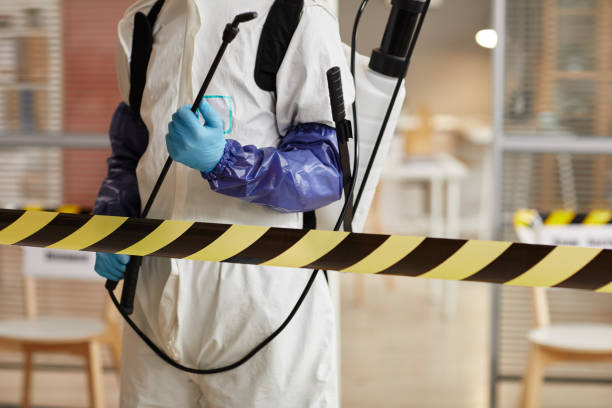 Professional Blood Cleanup technician working in Hilbert, WI